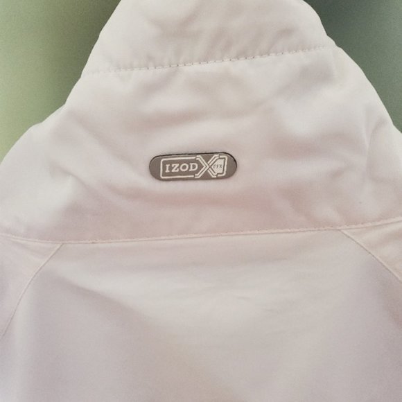 Izod White Spring Rain Jacket - Picture 7 of 8